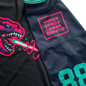 Nuevo diseño personalizado hombres hielo cuello redondo Hockey Jersey uniforme ropa deportiva hecho a medida uniforme de hockey sobre hielo - Product Image 3