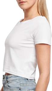 เสื้อยืดผู้หญิงสั่งทำขายส่ง แขนสั้น สำหรับฤดูร้อน ผลิตจากผ้าถักเป็นมิตรกับสิ่งแวดล้อม ผ้าฝ้าย 100% ทันสมัย สวมใส่สบาย - Product Image 2