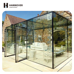 HANNOVER Toit incliné en aluminium élégant pour véranda en verre à économie d'énergie Protection UV pour les espaces d'arrière-cour des hôtels résidentiels - Product Image 1