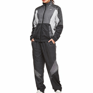 Ensemble de survêtement de sublimation pour femmes et hommes, 100% polyester, fermeture éclair, capuche, pantalon de survêtement imprimé, survêtements de sublimation personnalisés pour hommes et femmes - Product Image 5