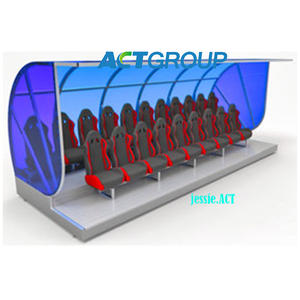 Banc de <span class=keywords><strong>joueur</strong></span> réservé, banc de sport Pirogues de football de luxe pour terrain de football - Product Image 3