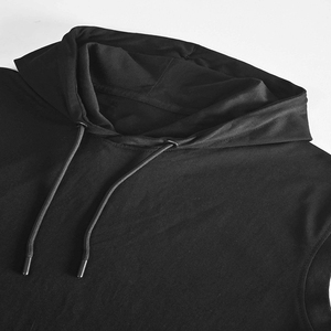 Impression personnalisée hommes deux pièces ensemble Gym Fitness grande taille hommes sans manches à capuche débardeur Shorts été décontracté sport séchage rapide - Product Image 4