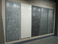 Comptoirs de cuisine modernes effet marbre et granit Dessus de table 800x2400mm 800x3000mm 800x3200mm Dalle de pierre frittée