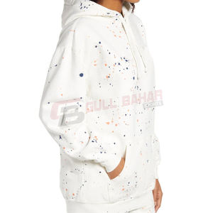 Recién llegado sudaderas con capucha para mujer con estampado de puntos blancos de secado rápido para la temporada de invierno logotipo frontal venta en línea - Product Image 3