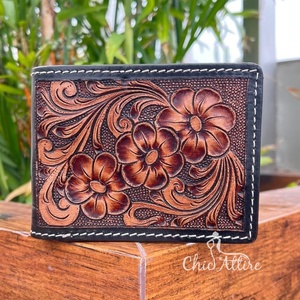 ¡Novedad de 2025! Cartera para hombre, fabricante al por mayor, Cartera de cuero a mano a la moda, tarjetero plegable de cuero genuino de alta calidad - Product Image 1