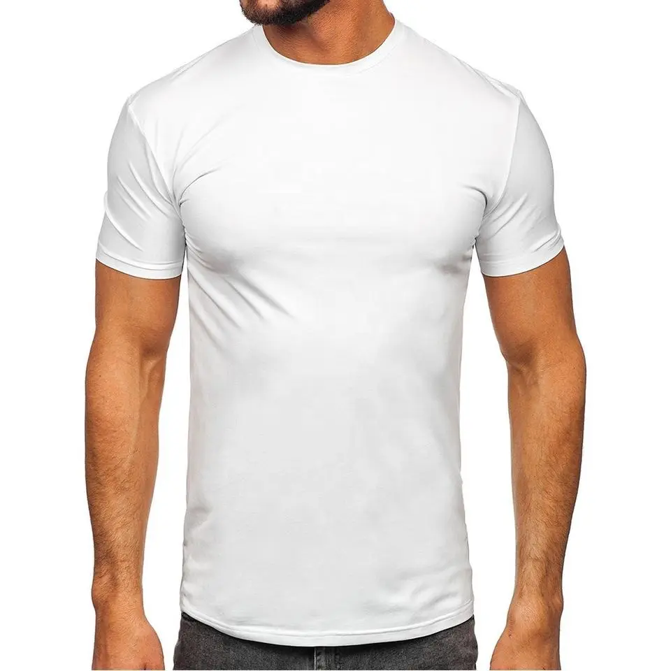 High Quality 100% Cotton Custom Printing Men T Shirt Own Design Brand Logo T Shirt White Plus Size T-shirts Men Graphic T Shirts