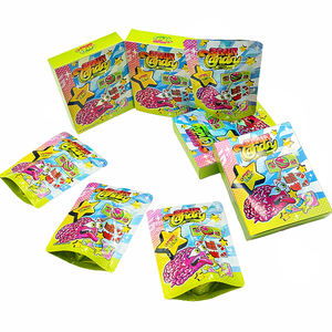 Stock Smell Proof 3.5g Mylar <b>Bag</b> With Box Set Exotic <b>Zip</b> Lock Die Cut Mylar Box and <b>Bag</b> Combo - Product Image 1