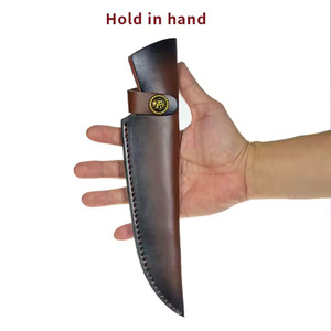 Gaine en cuir forgé professionnel de haute qualité personnalisable OEM pris en charge pour les couteaux de cuisine - Product Image 6