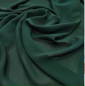 <b>Green</b> Chiffon <b>Fabric</b> by the Yard-Lightweight & Sheer for Girls' Dresses Car & Bag Use - Product Image 6