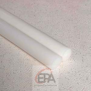HDPE White Rod 50mm X 1m Ideal for custom fabrication machine components and prototype parts with exceptional finish quality - Product Image 3