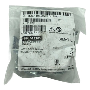 6ES7193-6SC20-1AM0 <span class=keywords><strong>ET</strong></span> <span class=keywords><strong>200</strong></span> Kit de connexion série <span class=keywords><strong>SP</strong></span> à utiliser avec <span class=keywords><strong>ET</strong></span> 200SP - Product Image 1