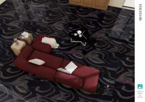 Azulejos de Porcelana Premium Super Negro Brillante 600x1200mm, Superficie Pulida de Lujo para Interiores - Product Image 5