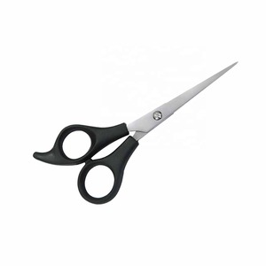 Tijeras de peluquería profesionales de acero inoxidable al por mayor mango de plástico corte de pelo de peluquero diestro de alta calidad - Product Image 5