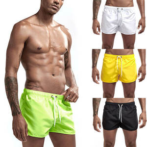 Shorts de fitness pour hommes à prix réduit Vente en gros bon marché Shorts de gym unis grande taille à séchage rapide Shorts de fitness avec poches pour hommes - Product Image 1
