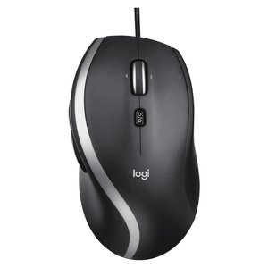 <b>Mouse</b> Business M SERIES M500S Advanced Wired Black e Silver 910 005784 - Product Image 1