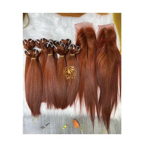 Cheveux humains vierges vietnamiens, vague naturelle, vague profonde lâche, double trame, fermeture, double trame, cuticules alignées - Product Image 1