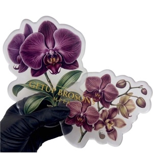 Pinzas para Extensión de Pestañas de Acero Inoxidable GETUP BROSONS IMPEX, Kit de Pinzas para Pestañas con Diseño de Orquídea Phalaenopsis, Antiestáticas - Product Image 1