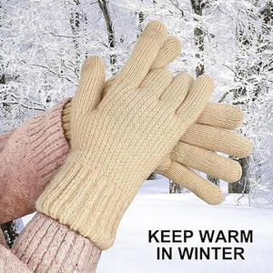 Gants d'hiver Logo personnalisé Gants de sécurité antidérapants en cuir véritable Gants de travail pour le jardin téléchargés par Dress Sports - Product Image 6