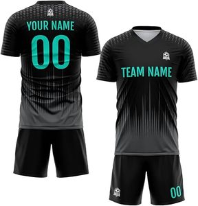 Ropa de fútbol sublimada personalizada de calidad superior, conjuntos de equipos de camisetas de fútbol personalizados de fábrica, uniformes para jugadores de fútbol - Product Image 1