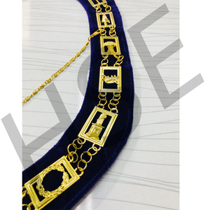 Collier chaîne maçonnique loge bleu - Product Image 2