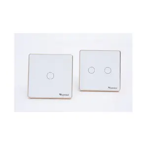 Wi-fi Smart Light Switch Low MOQ Integrated High Power Channel Smart Light Switch Bluetooth Mesh & Wi-Fi 2.4GHz Made in Vietnam