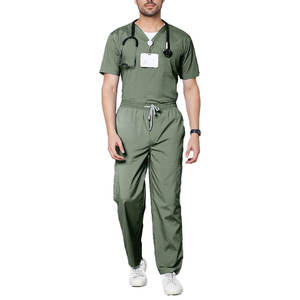 Wsalehole Premium Quality Healthcare Professional Scrubs Suits High Performance Cotton/Polyester Spandex High Quality Scrub Sets - Product Image 1