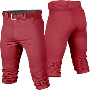 Pantalon de baseball à sublimation personnalisée en polyester 100% Pantalon de baseball respirant à prix d'usine bon marché pour hommes pantalon de sport personnalisé - Product Image 3