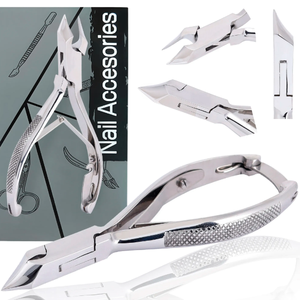 Cortacutículas Curvo de Acero Inoxidable, Mango Ergonómico Duradero, Apertura de Mandíbula Ancha, Herramienta de Manicura de Precisión para el Cuidado de Uñas y Dedos - Product Image 6