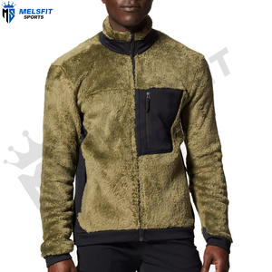 Nueva Chaqueta de Invierno 2025 para Hombre, Venta al por Mayor, 100% Poliéster, Logotipo Personalizado Bordado e Impreso, Chaqueta Polar con Cremallera Completa para Hombre - Product Image 1