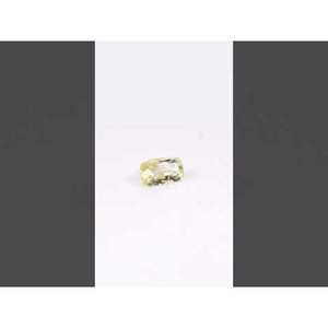 Saphir Jaune Péridot Naturel, Coupe Longue Coussin 4.15 carats, Calibré avec Alexandrite et Aigue-marine à Coupe Asscher, Matériel de Pierre Précieuse - Product Image 2