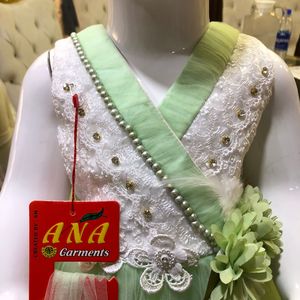 เสื้อชุดซาตินสีขาวแฟนซีของเด็กชุดปาร์ตี้สำหรับเด็กผู้หญิงในช่วงฤดูใบไม้ผลิ - Product Image 2