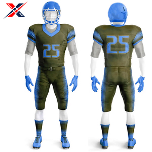 Uniforme de fútbol americano alto transpirable suave al tacto tela cómodo conjunto diseño Pakistán tarifa al por mayor ropa deportiva de equipo - Product Image 2