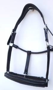 Sillín inglés de lujo, cuello de cabeza de caballo, Halter, Material de cuero de calidad Superior, Bola de nariz cónica, cristales, pieza de mejilla, Hardware - Product Image 6