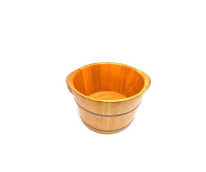 Tazón de Spa de madera hecho a mano para limpieza y sensibilidad para pies, suministros para uñas, usos de salón, diseño mordente - Product Image 6