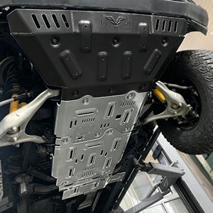 <span class=keywords><strong>Plaque</strong></span> de protection de châssis en alliage Al-Mg argenté de 8 mm de qualité supérieure pour Ford Bronco 2021-2024, kit de modification 4x4, protection de la carrosserie - Product Image 3