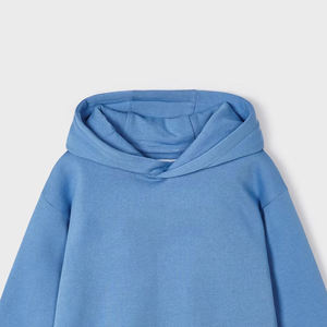 100% algodón niños invierno pulóver Sudadera con capucha logotipo bordado personalizado tejido de rizo para bebés - Product Image 5