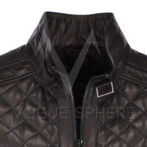 Chaqueta de Cuero para Hombre de Alta Calidad, Chaquetas de Cuero Estilo Bomber para Hombre, Chaquetas de Cuero Elegantes para Hombre 2025, Logotipo Personalizado - Product Image 5
