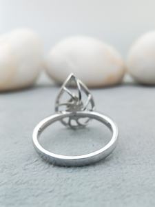 Classic Women's 1ct Pear Cut VVS Lab Grown Moissanite Engagement Ring 925 Silver 14k/18k Gold for GIA IGI Certified for Weddings - Product Image 4