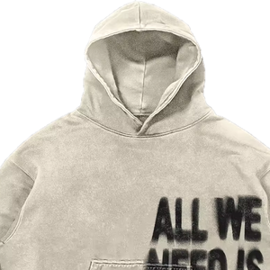 Venta al por mayor ropa de calle sudaderas con capucha al por mayor logotipo personalizado gimnasio fitness Sudadera con capucha fabricantes de tejido polar Sudadera con capucha de gran tamaño para hombre - Product Image 4