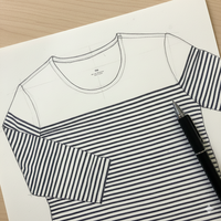 T-shirt décontracté pour femme, coupe classique, rayures noires et blanches, manches trois-quarts, col rond, anti-froissement, écologique