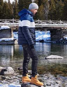 Wholesale OEM Custom Puffer <b>Jacket</b> <b>Men</b> 2025 Warm Insulated Waterproof Lightweight Winter Outerwear Fashion Streetwear <b>Jackets</b> - Product Image 5