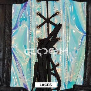 Premium Holographic Fashion <b>Corset</b> Iridescent PVC Stylish <b>Body</b> <b>Shaper</b> <b>Corset</b> For Dresses - Product Image 4