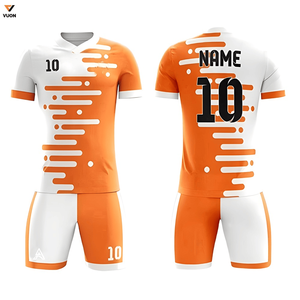 Conjuntos de uniformes de fútbol con logotipo personalizado, camiseta de entrenamiento impresa en blanco, kits de fútbol, conjunto completo de uniforme de fútbol personalizado para hombres - Product Image 1