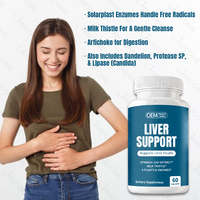 Complément Alimentaire OEM Marque Privée Soutien Hépatique : Extrait de Feuille de Spinache, Chardon-Marie, 6 Enzymes Végétales pour la Santé du Foie