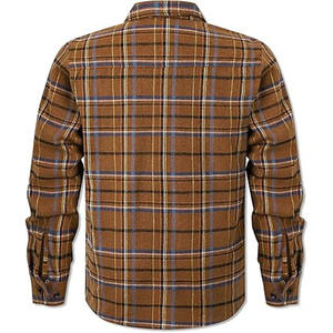 เสื้อเชิ้ตผ้าสักหลาดสีแดง/ดำสำหรับผู้ชาย, เข้ารูปพอดีกับทุกขนาดสำหรับมอเตอร์ไซค์คาเฟ่นักแข่งรถนักขี่จักรยานสาวไซส์พิเศษ - Product Image 2