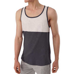 Logotipo personalizado de alta calidad Slim Fit hombres gimnasio músculo entrenamiento chaleco camiseta sin mangas deportes Fitness atleta Top - Product Image 1