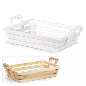 Poignée de transport facile Plateau en bois de luxe pour aliments Plateau décoratif en bois haut de gamme plateau en bois à vendre par l'exportateur indien - Product Image 4