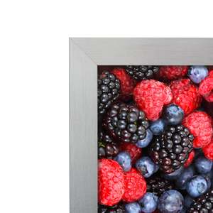 Modern Silver A2/A4 Poster Frame 30.5 X 91.5cm <b>Square</b> MDF Wood with Alloy Metal Stylish Metal Photo Frame - Product Image 2