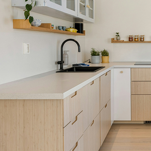 Vietnam usine divers Anti-humidité Anti-déversements projet résidentiel appartement personnalisé pierre de Quartz artificielle cuisine paillasse - Product Image 1