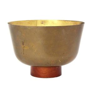 ชามแชมเปญกลมโลหะชุบทองพร้อมฐานสำหรับเก็บไวน์ค็อกเทลสำหรับบาร์บ้านและโรงแรม - Product Image 1